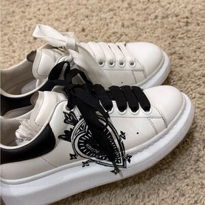 Alexander McQueen Black and White Sneakers